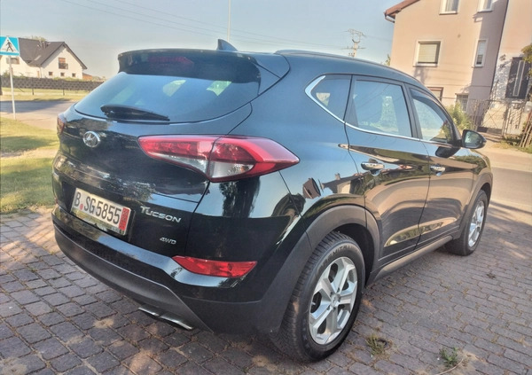 Hyundai Tucson cena 66900 przebieg: 114000, rok produkcji 2016 z Oleśnica małe 154